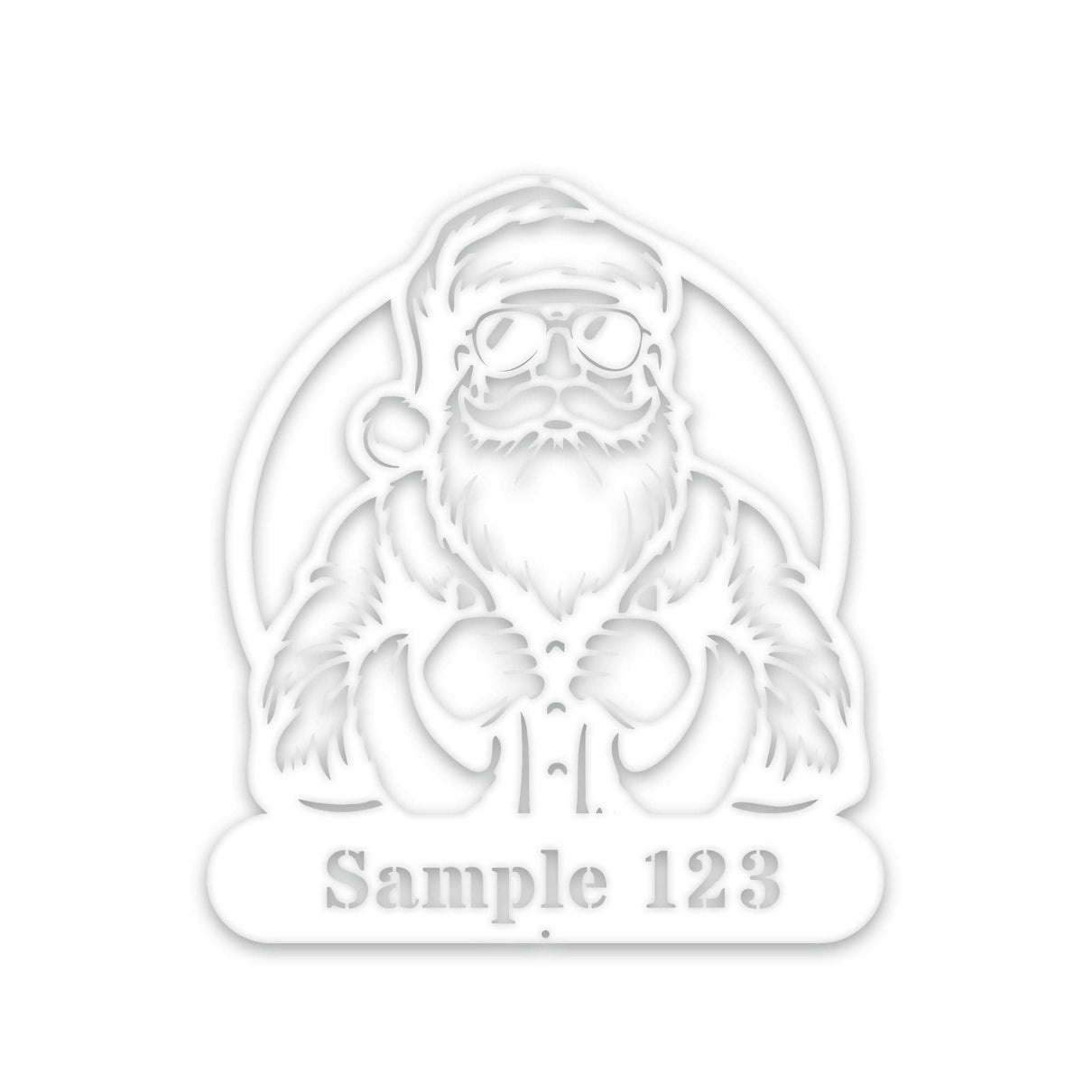 COOL SANTA Personalized Metal Sign